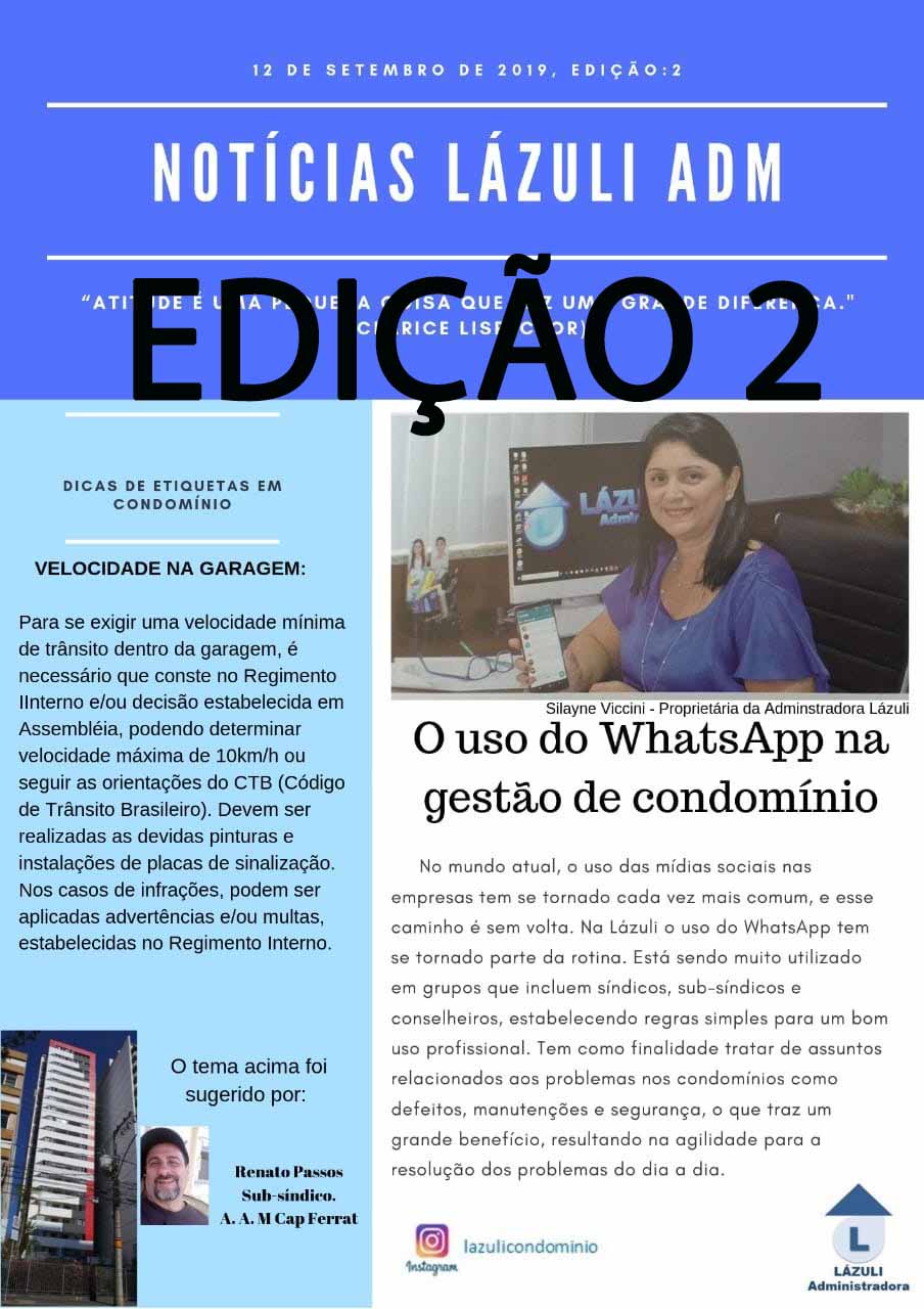 12 de setembro de 2019 - Edição 2