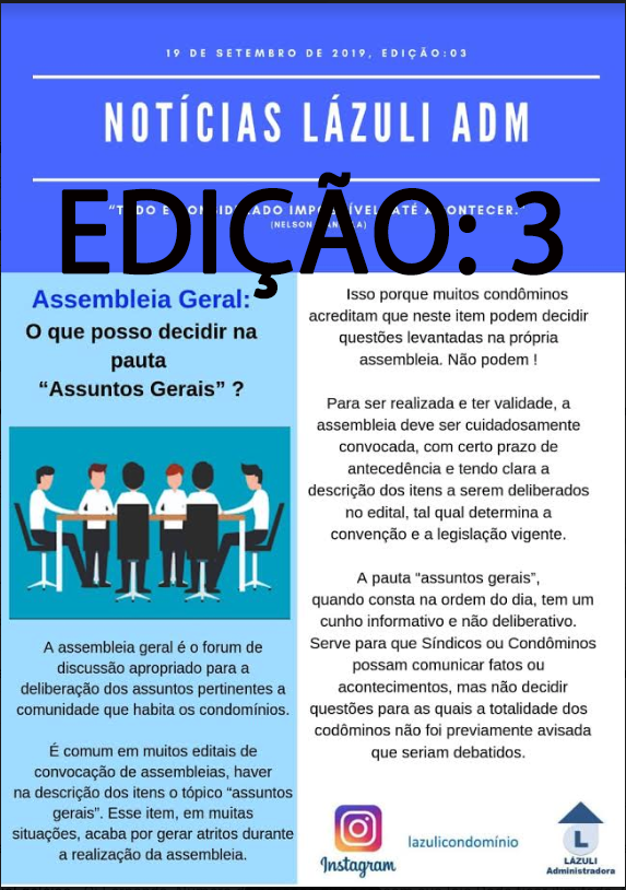 12 de setembro de 2019 - Edição 3